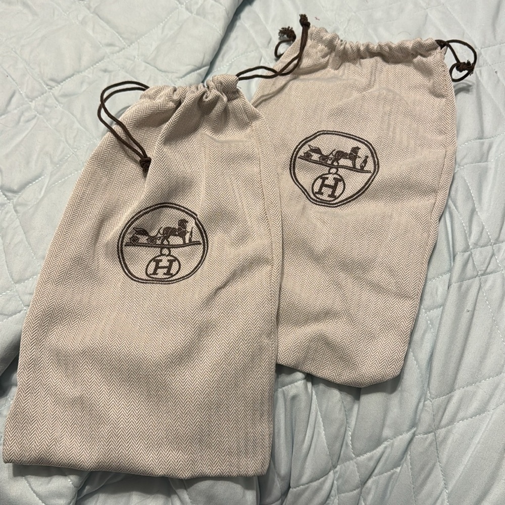 Hermes shoe dust bag protector storage
